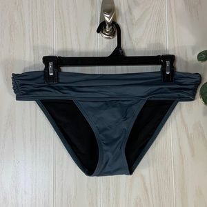 Victoria's Secret Dark Gray Bikini Bottoms M
